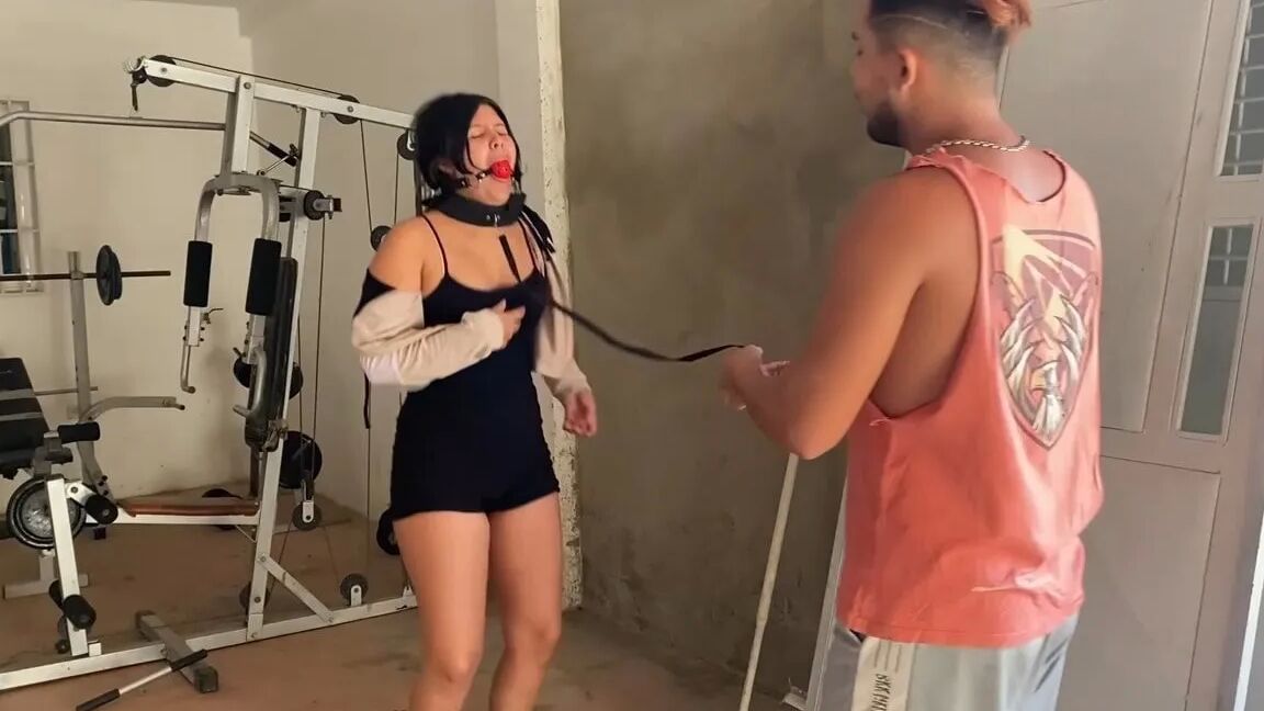Bitchy Personal Trainer Turned BDSM Slave - Selfgags