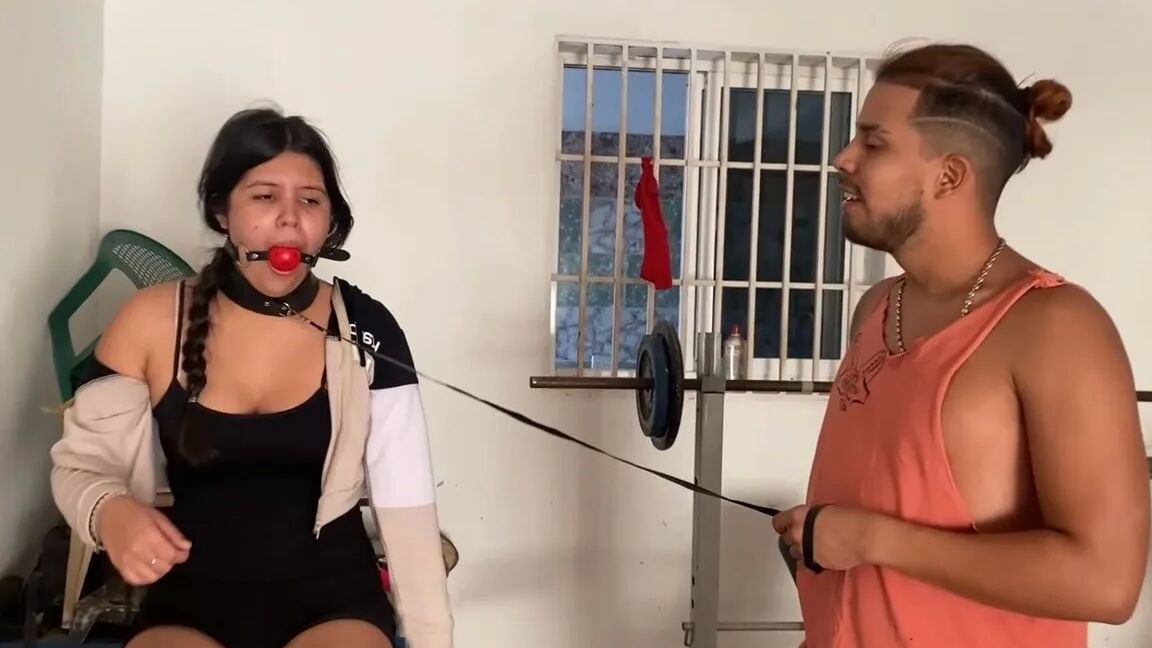 Bitchy Personal Trainer Turned BDSM Slave - Selfgags