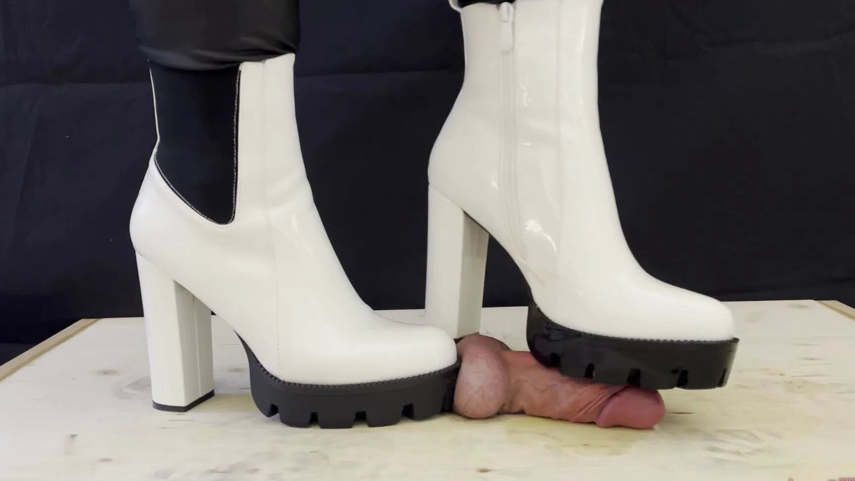 High Heels Bootjob CBT Ballbusting Cock Crush Trample