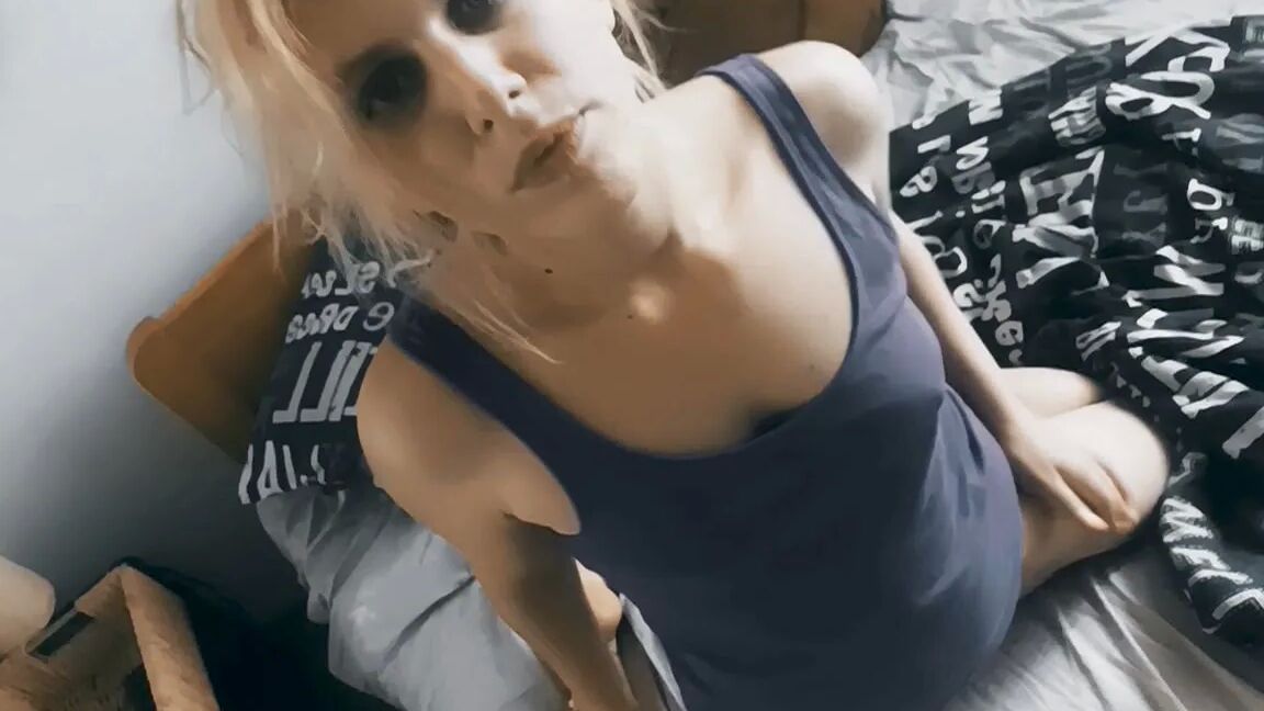 Slutty Blonde MILF getting Hard Fuck Slapped Spit and Cum in