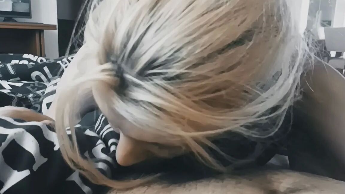 Slutty Blonde MILF getting Hard Fuck Slapped Spit and Cum in