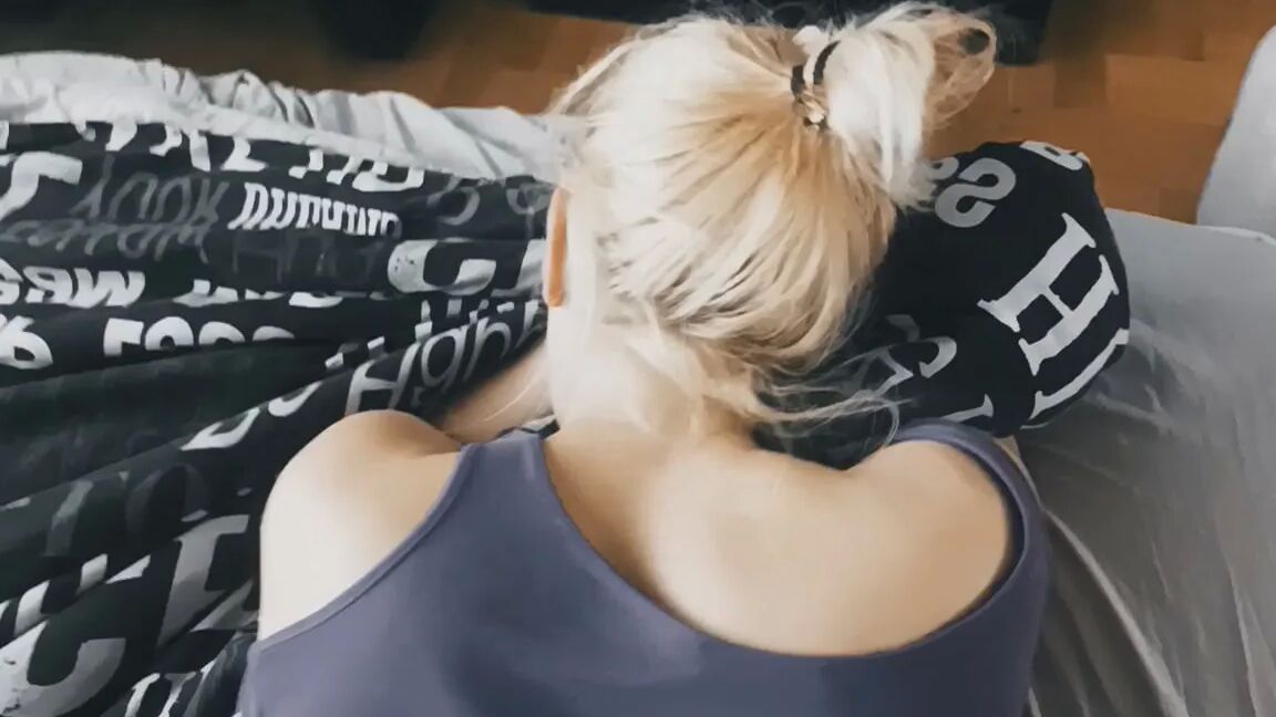 Slutty Blonde MILF getting Hard Fuck Slapped Spit and Cum in