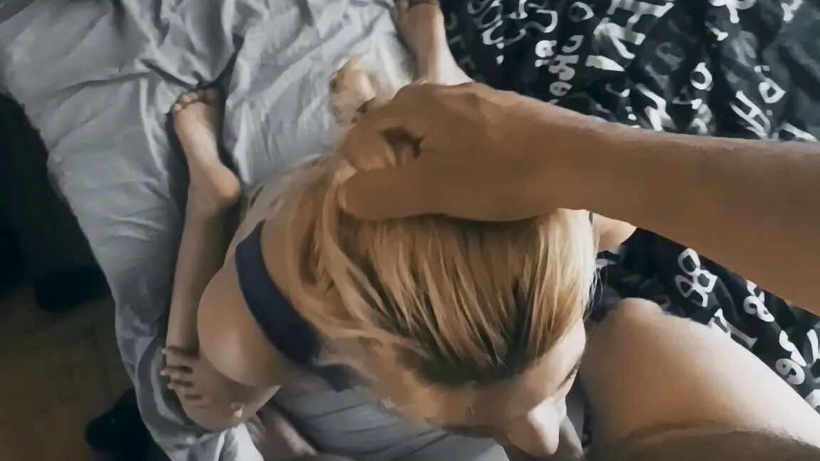 Slutty Blonde MILF getting Hard Fuck Slapped Spit and Cum in