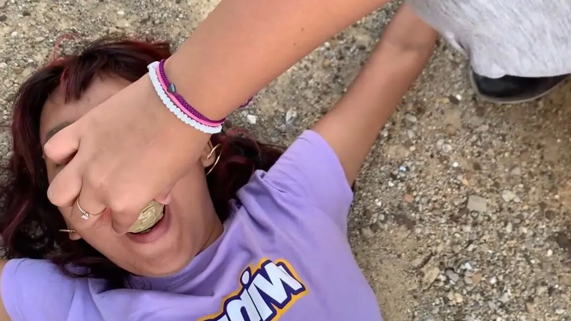 Tied Spreadeagle During Yoga Class - Selfgags