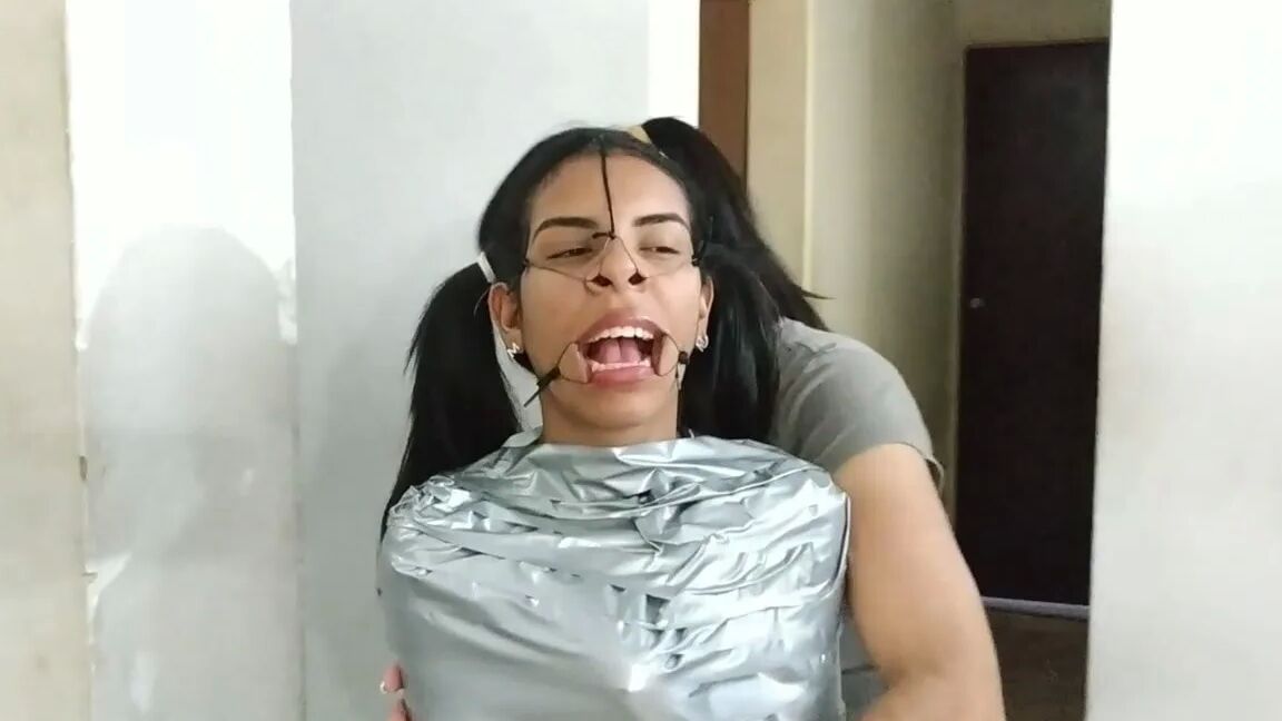 Mummified Latina Slut Mouth Hooked And Helpless