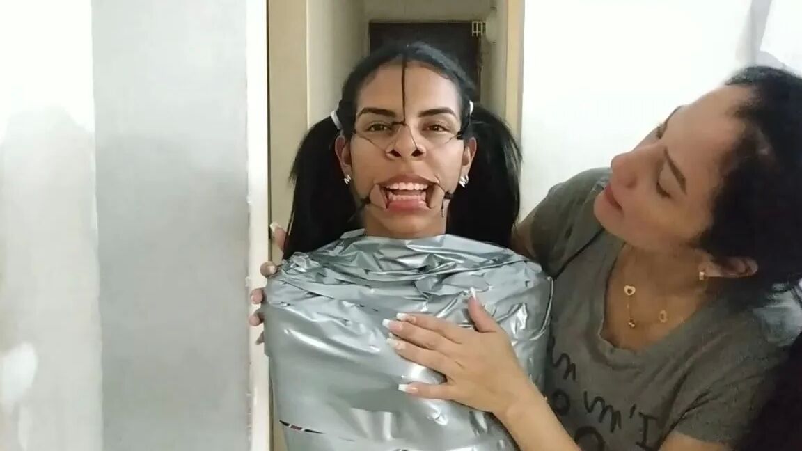 Mummified Latina Slut Mouth Hooked And Helpless