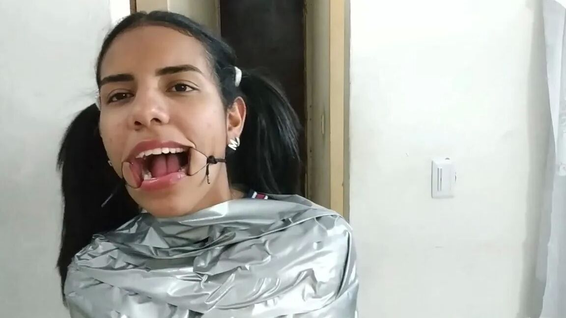 Mummified Latina Slut Mouth Hooked And Helpless