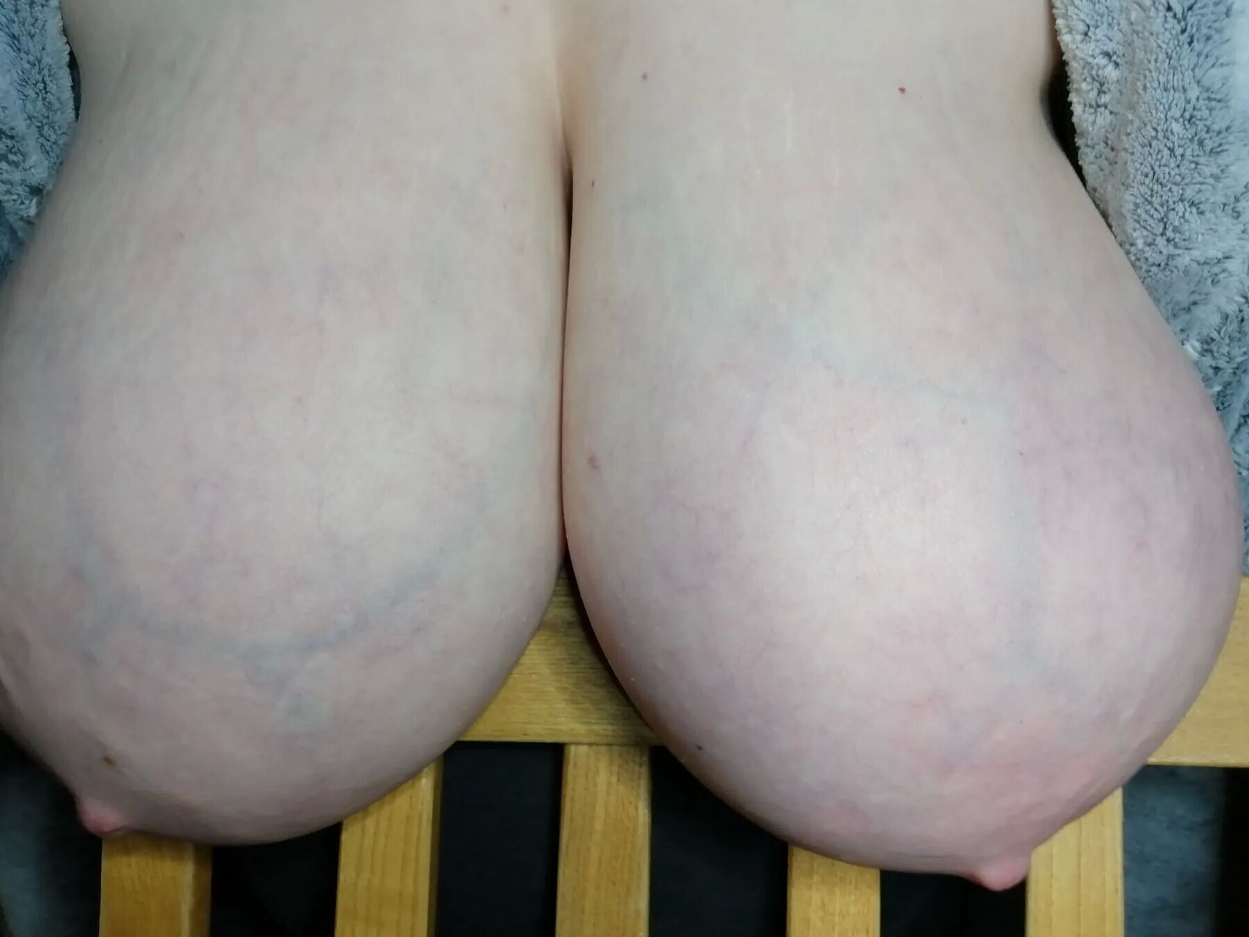 More hanging big tits