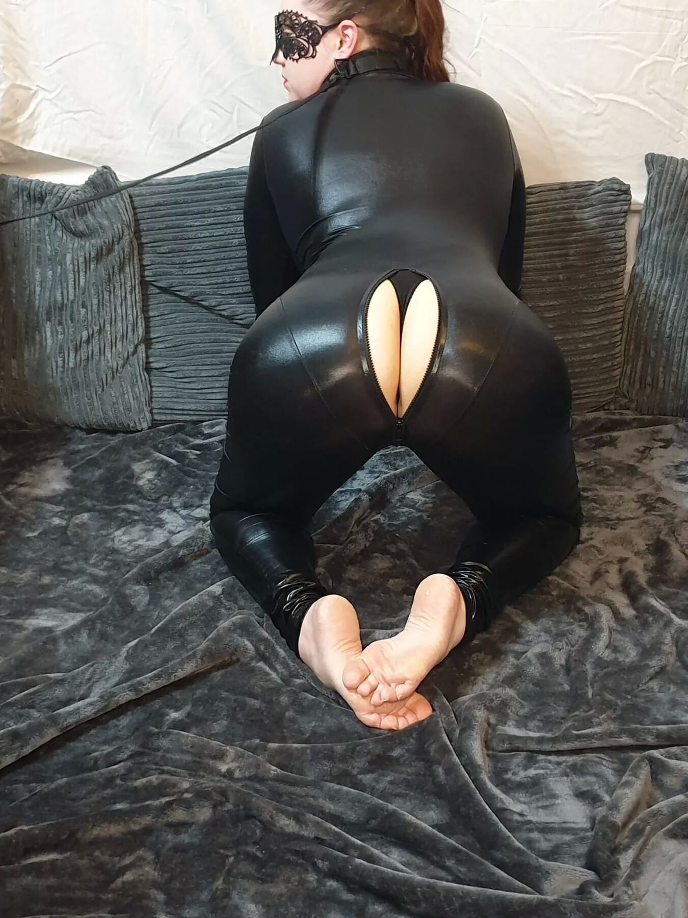 Leather suit