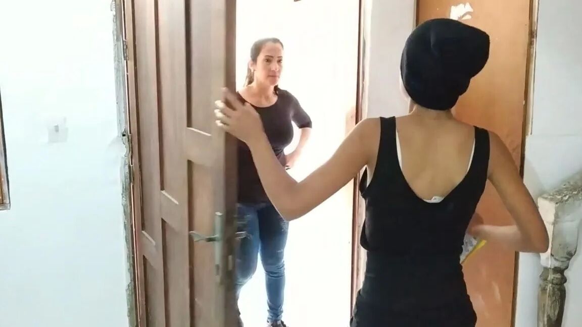 Cute Teenage Thief Frogtied For Lesbian Foot Worship!