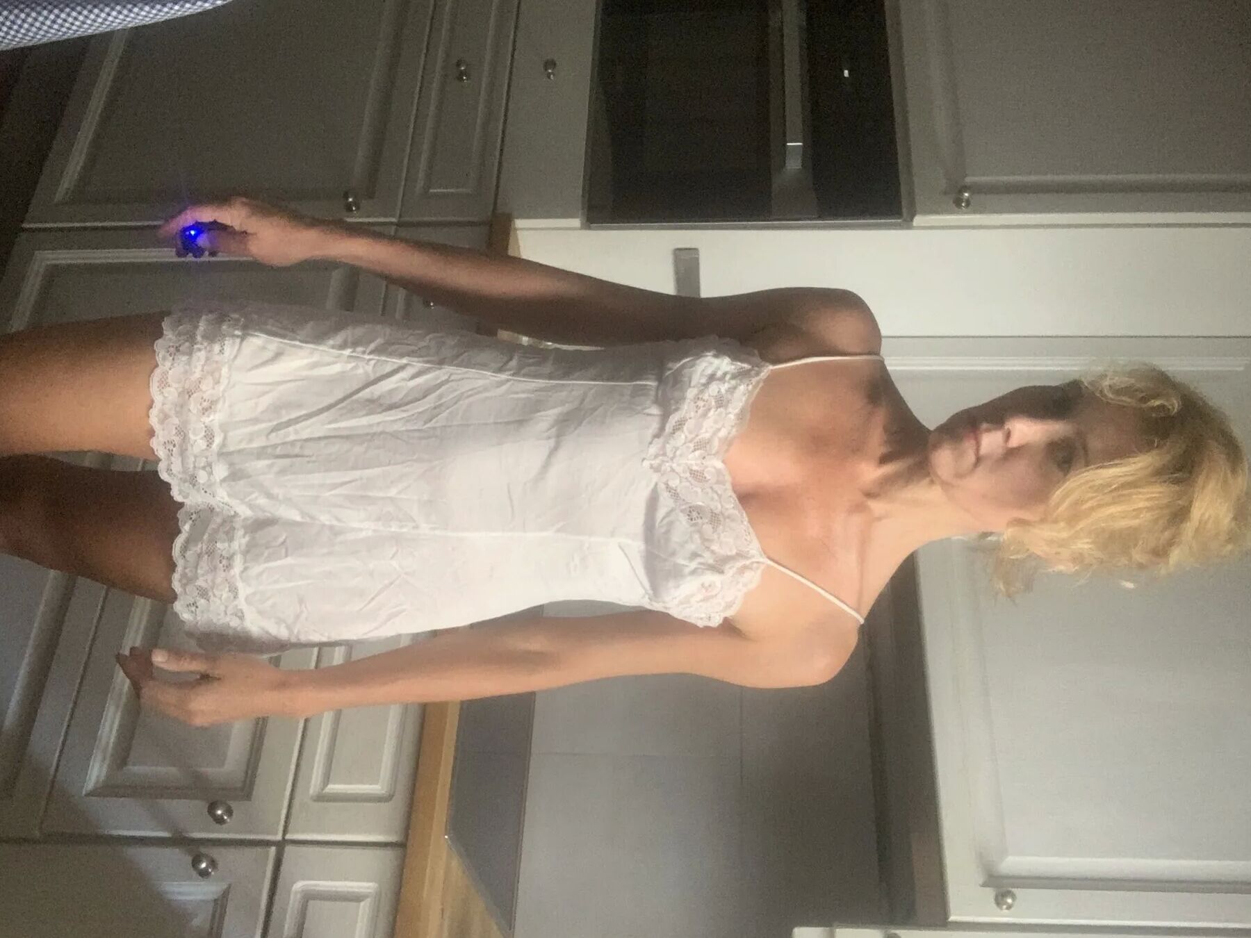 In the kitchen