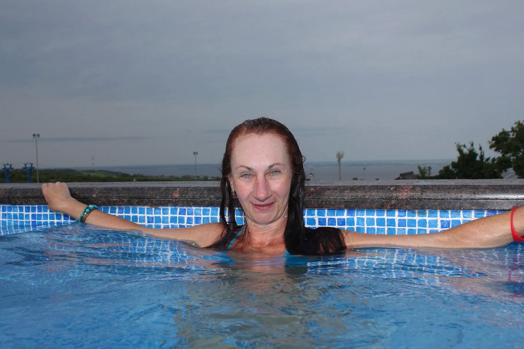 In pool