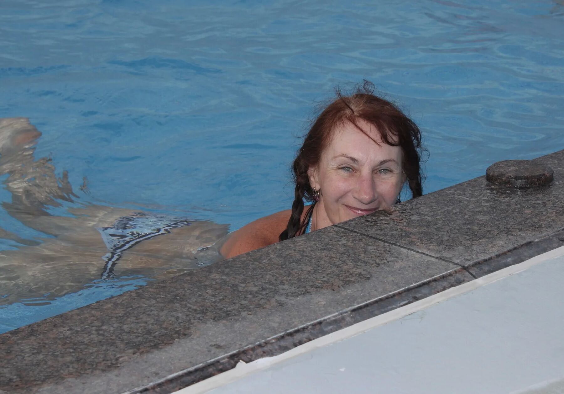 In pool