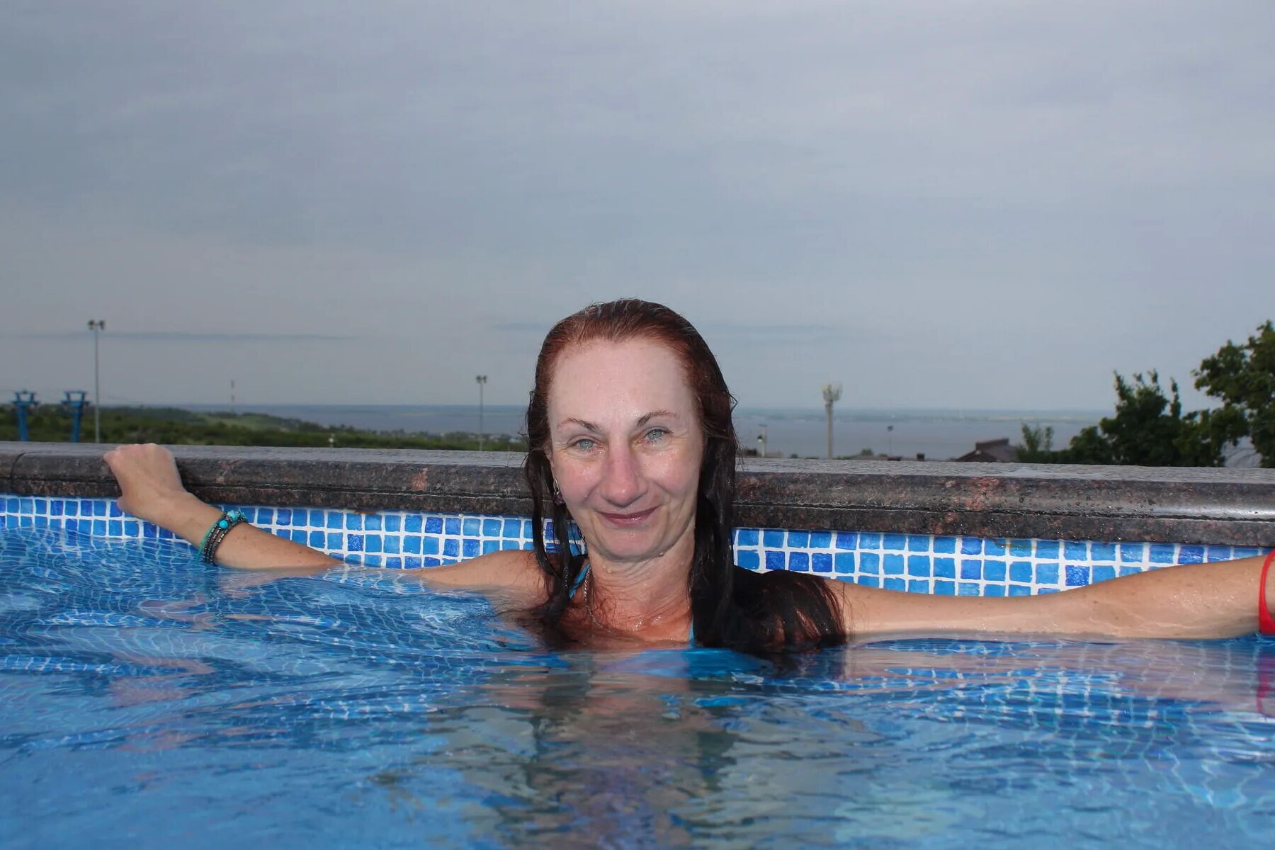 In pool
