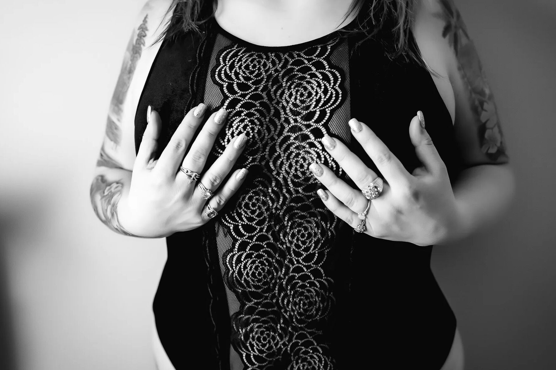 Boudoir model