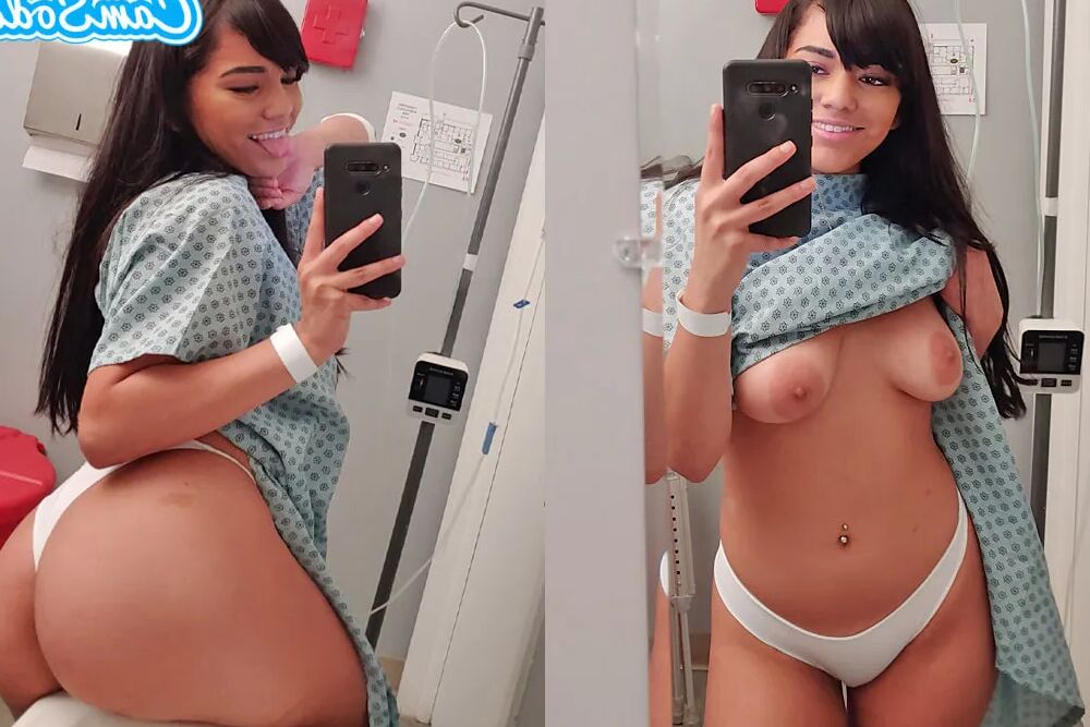 Big bootied latina teen gets horny in the ER