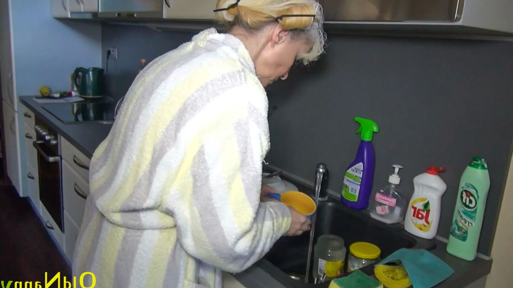 Two lesbians in the kitchen