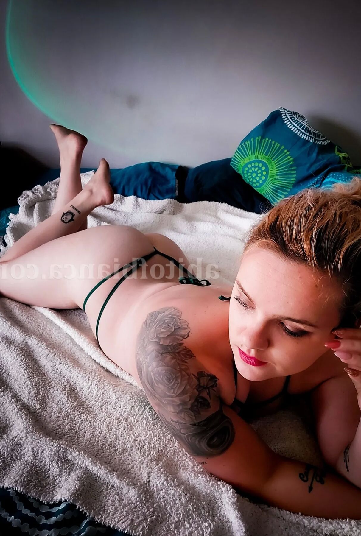 ABitOfBianca Green Lingerie Set Onlyfans