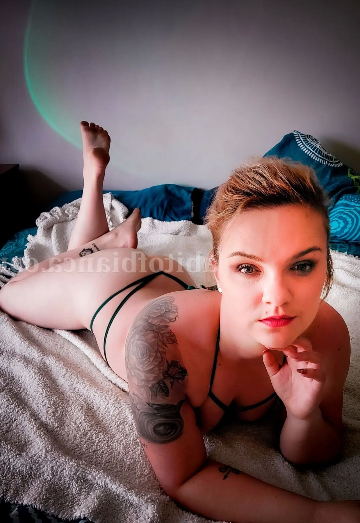 ABitOfBianca Green Lingerie Set Onlyfans