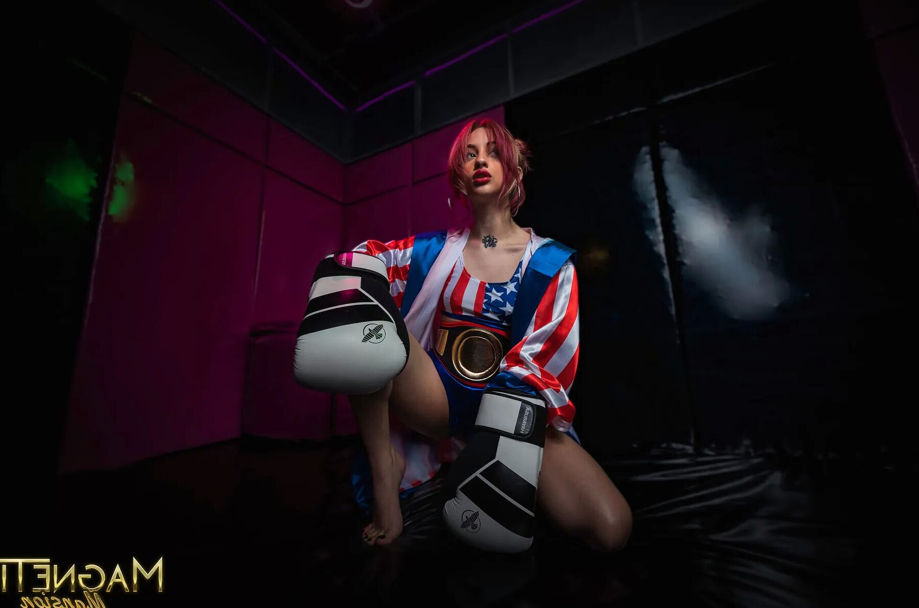 Pinky Blondie the Boxer