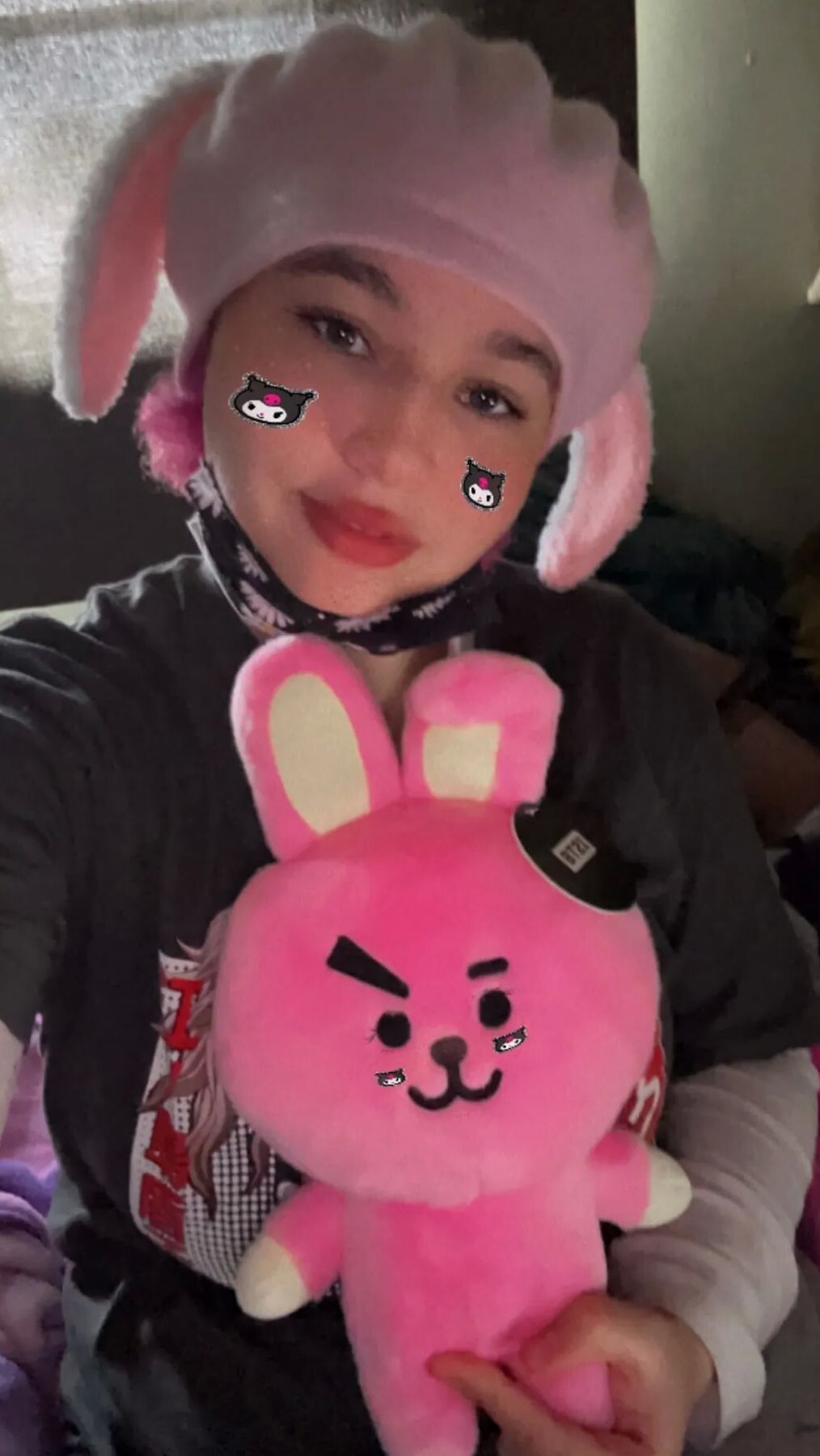 Chubby bunny girl with big boobs