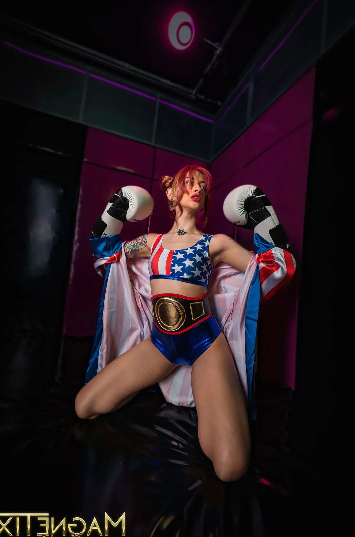 Pinky Blondie the Boxer