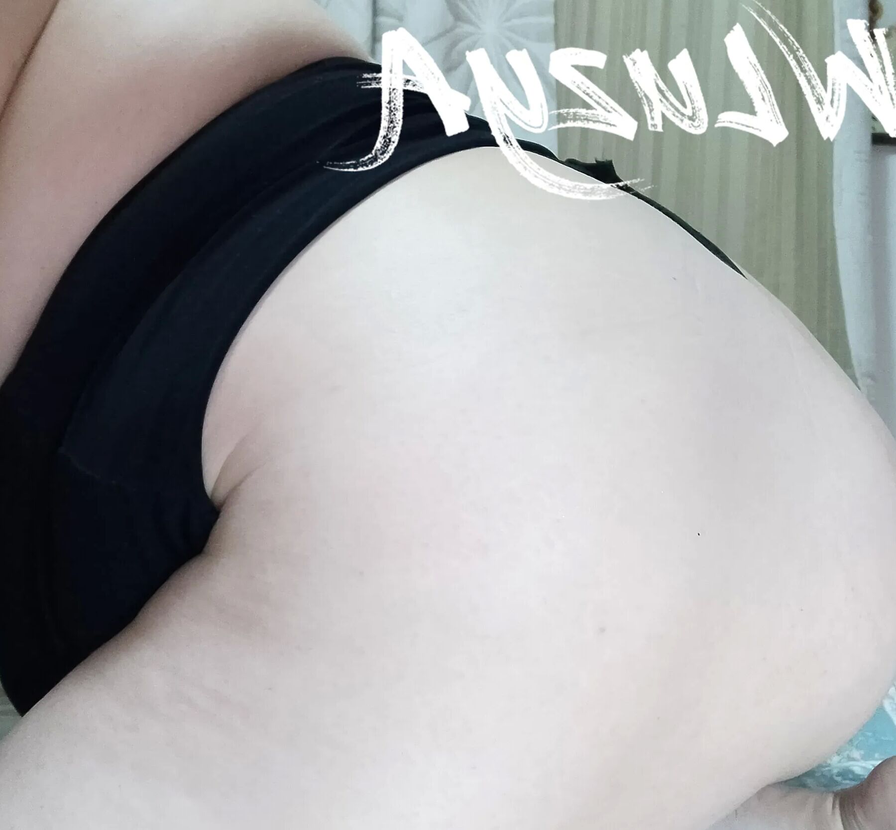 Sexy bbw at night in her room