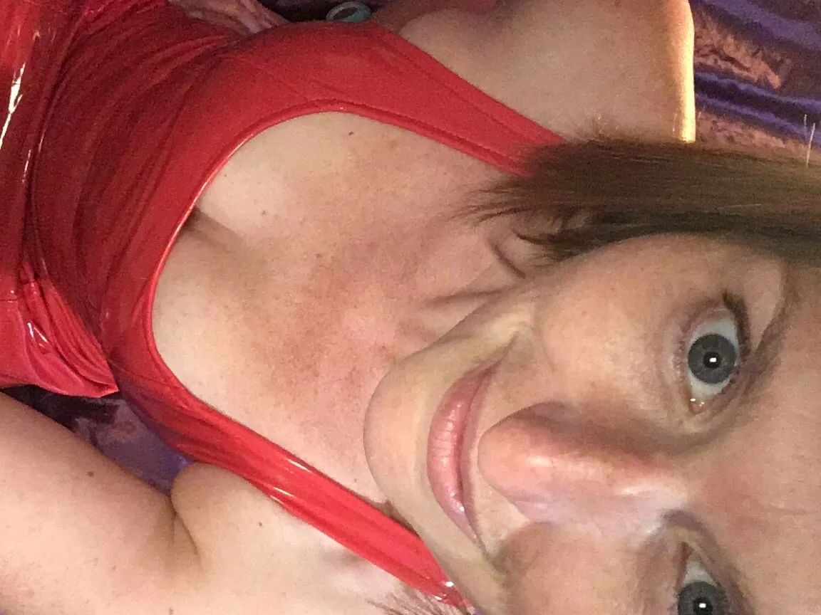 Red Latex Sundress