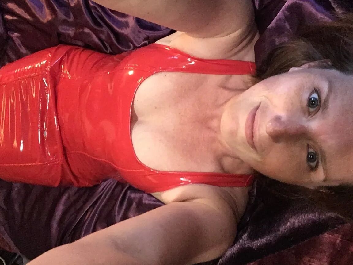 Red Latex Sundress