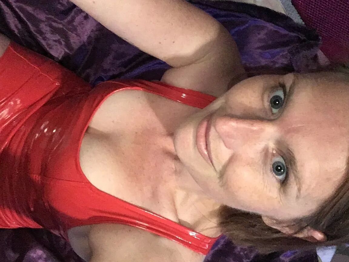 Red Latex Sundress