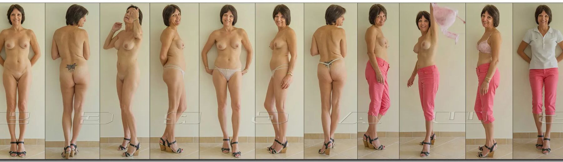 Mature - Dressed then undressed