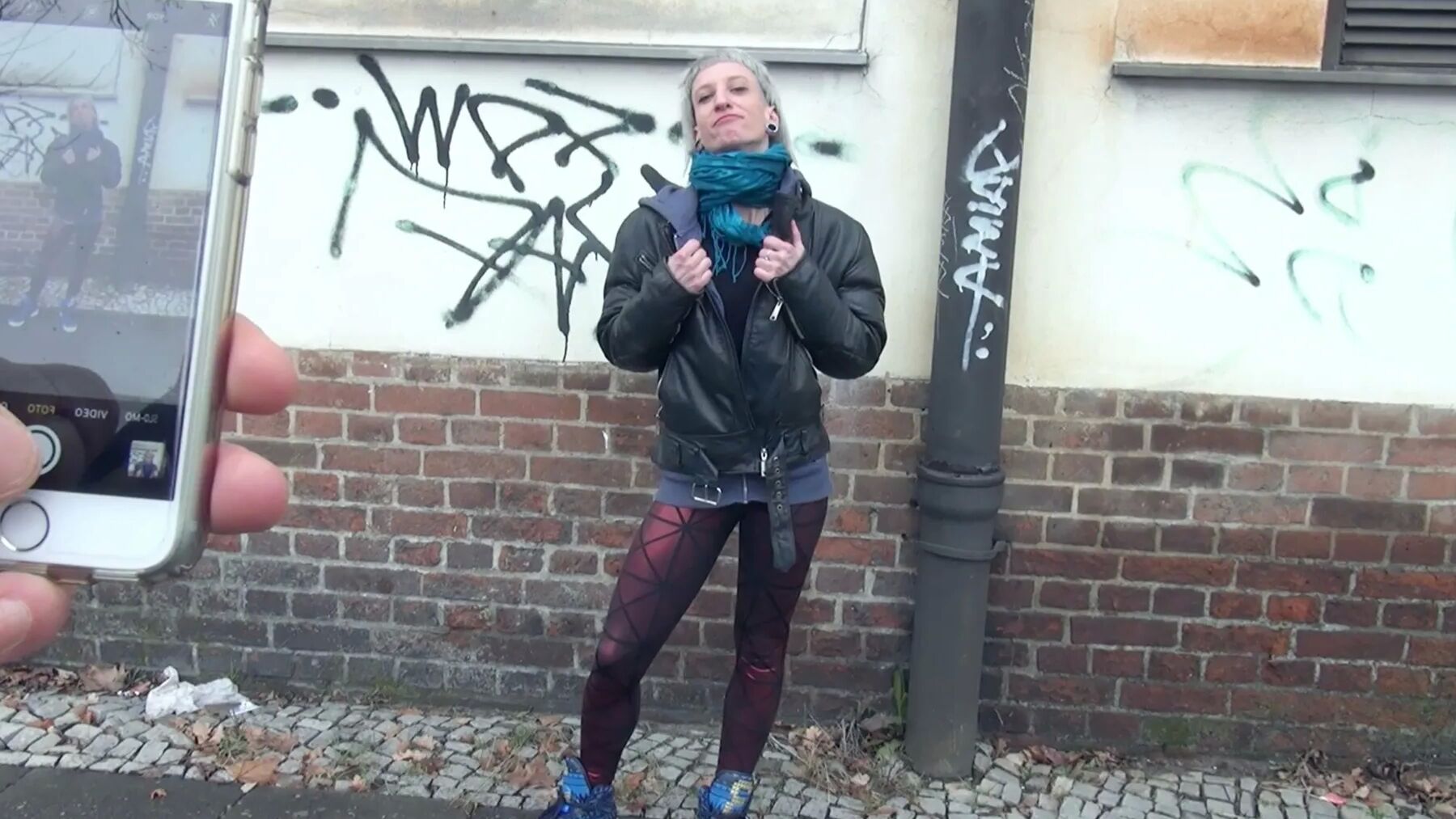 GERMAN SCOUT - ANOREXIC PUNK TEEN LUNA PICKUP FOR POV CASTIN