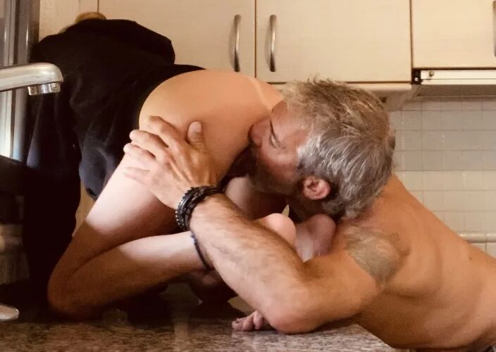LITTLE BLACK HOOD FUCKING IN HER KITCHEN