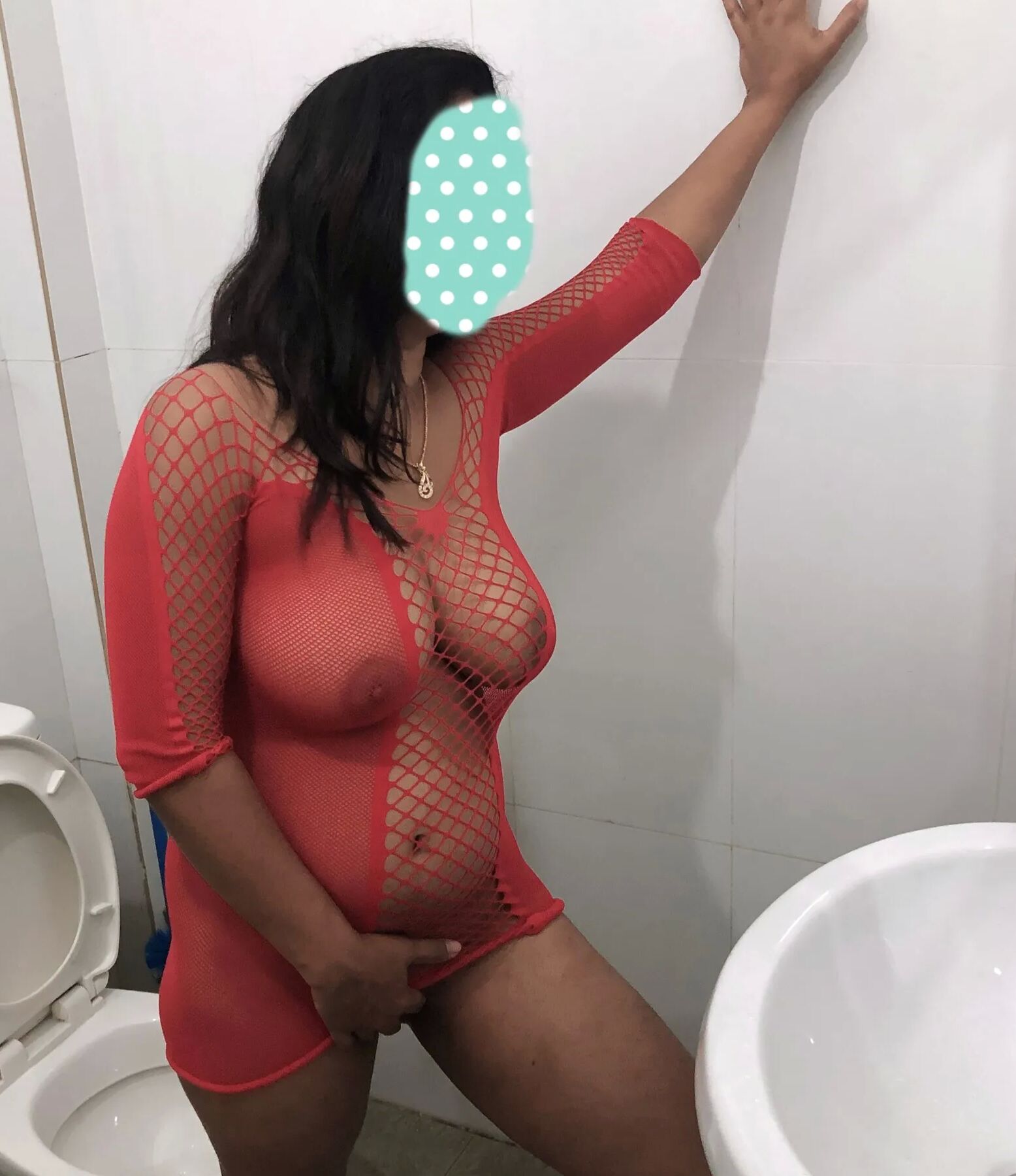 Sexy Babe drinking and smoking