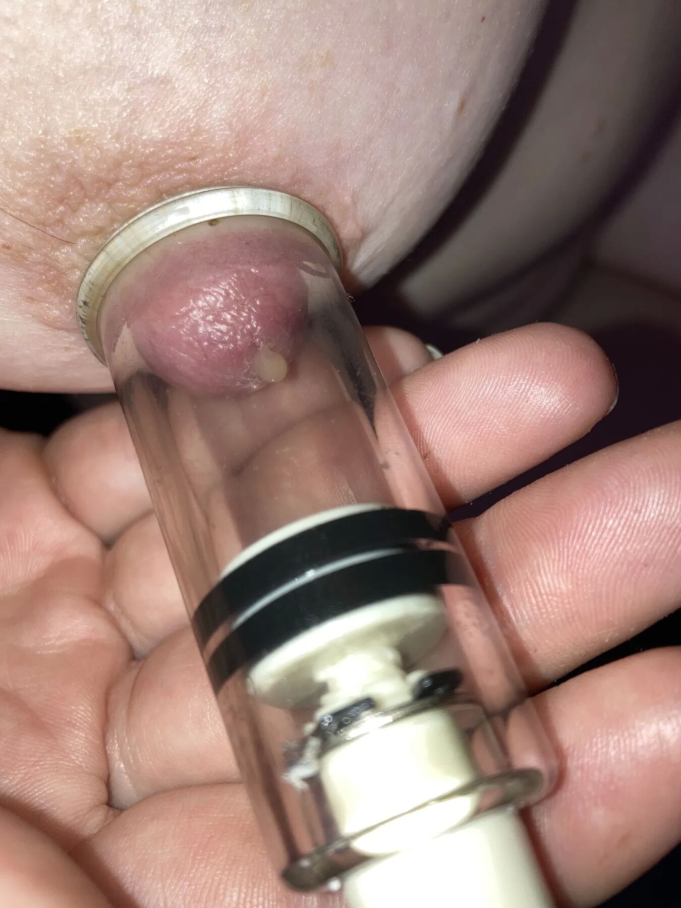 Puffing up my puffy nipples