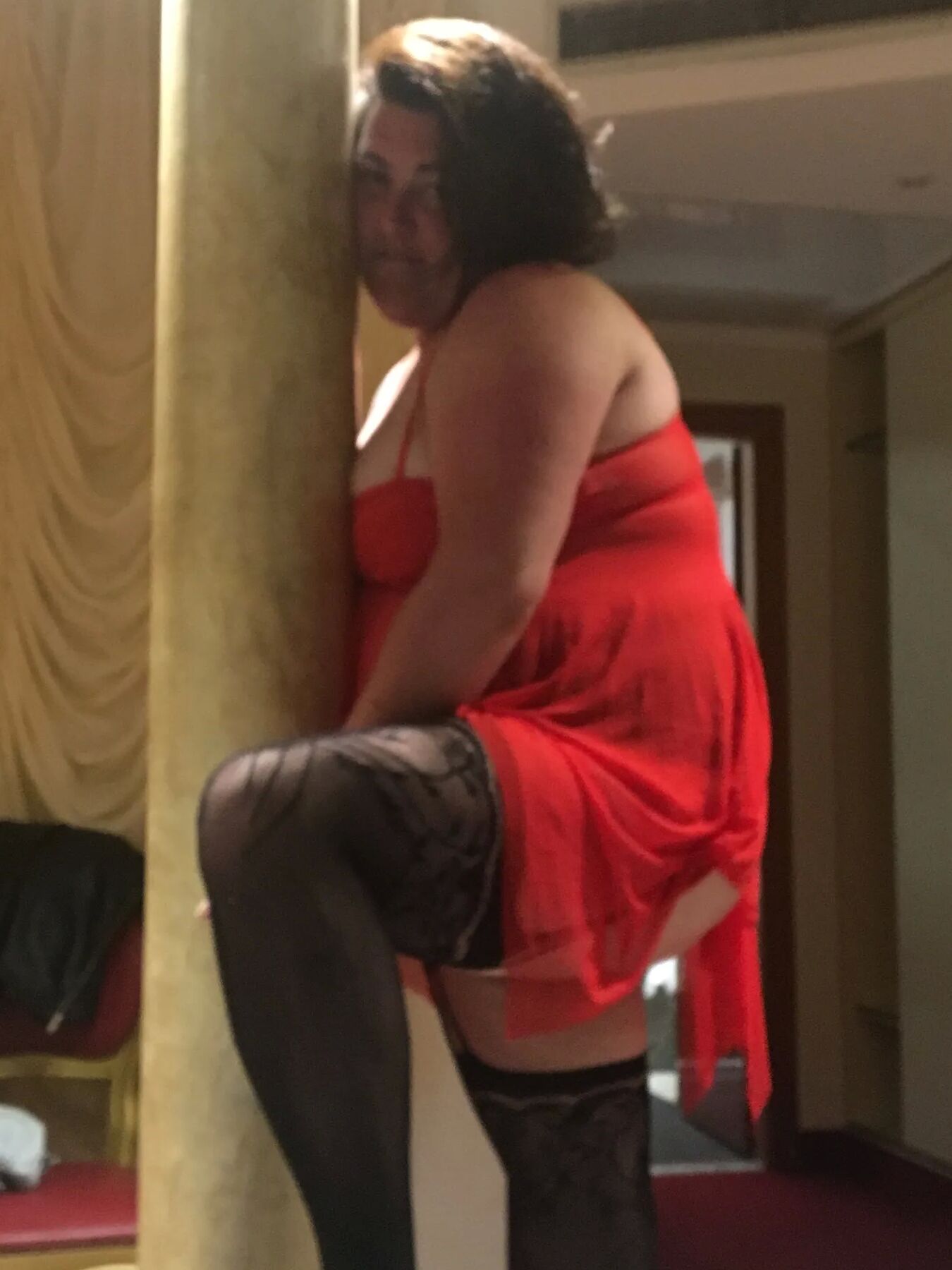 Slut wife posing lingerie
