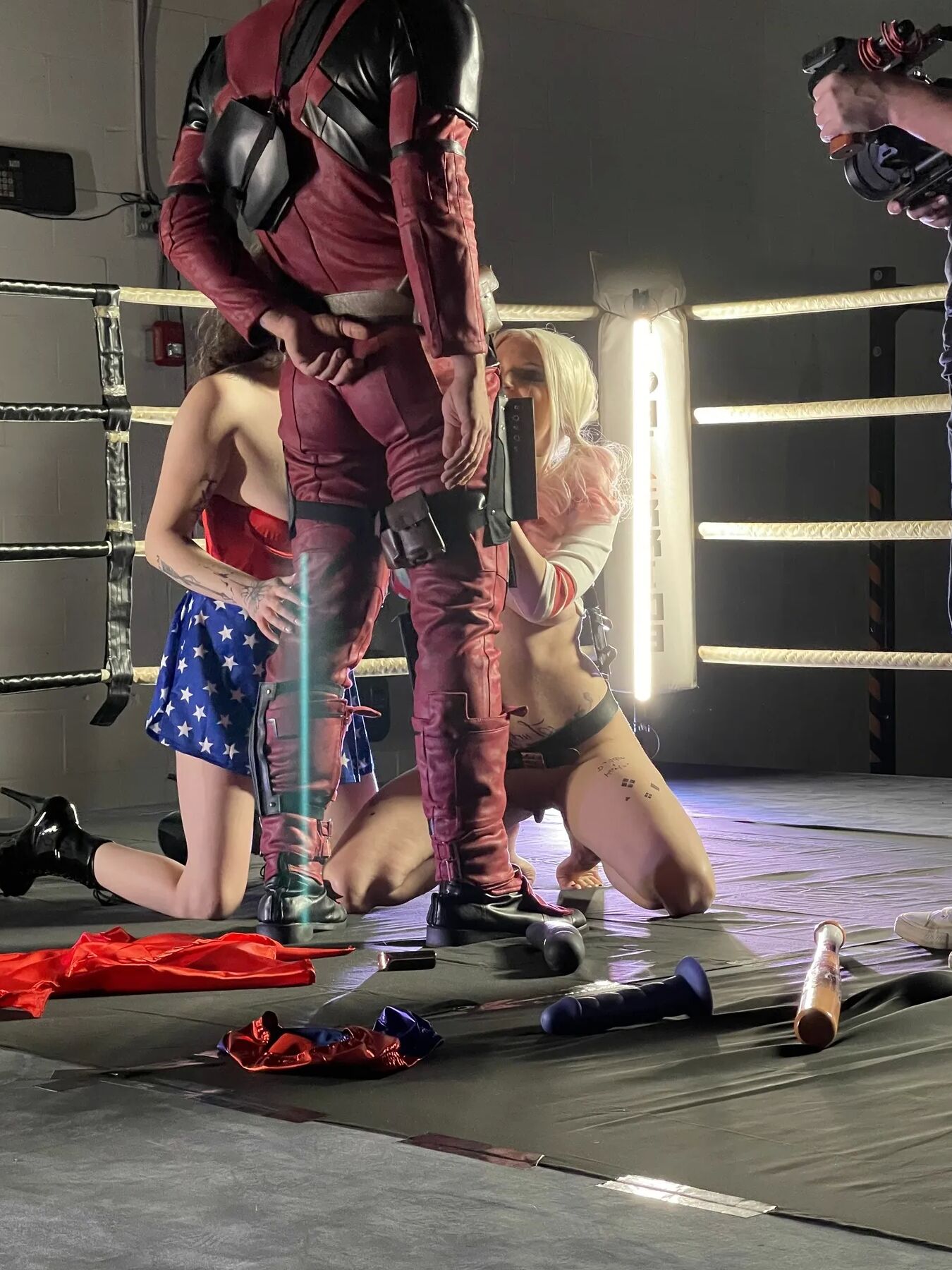 ORGY Behind the Scenes -(SUPERHERO GANGBANG)