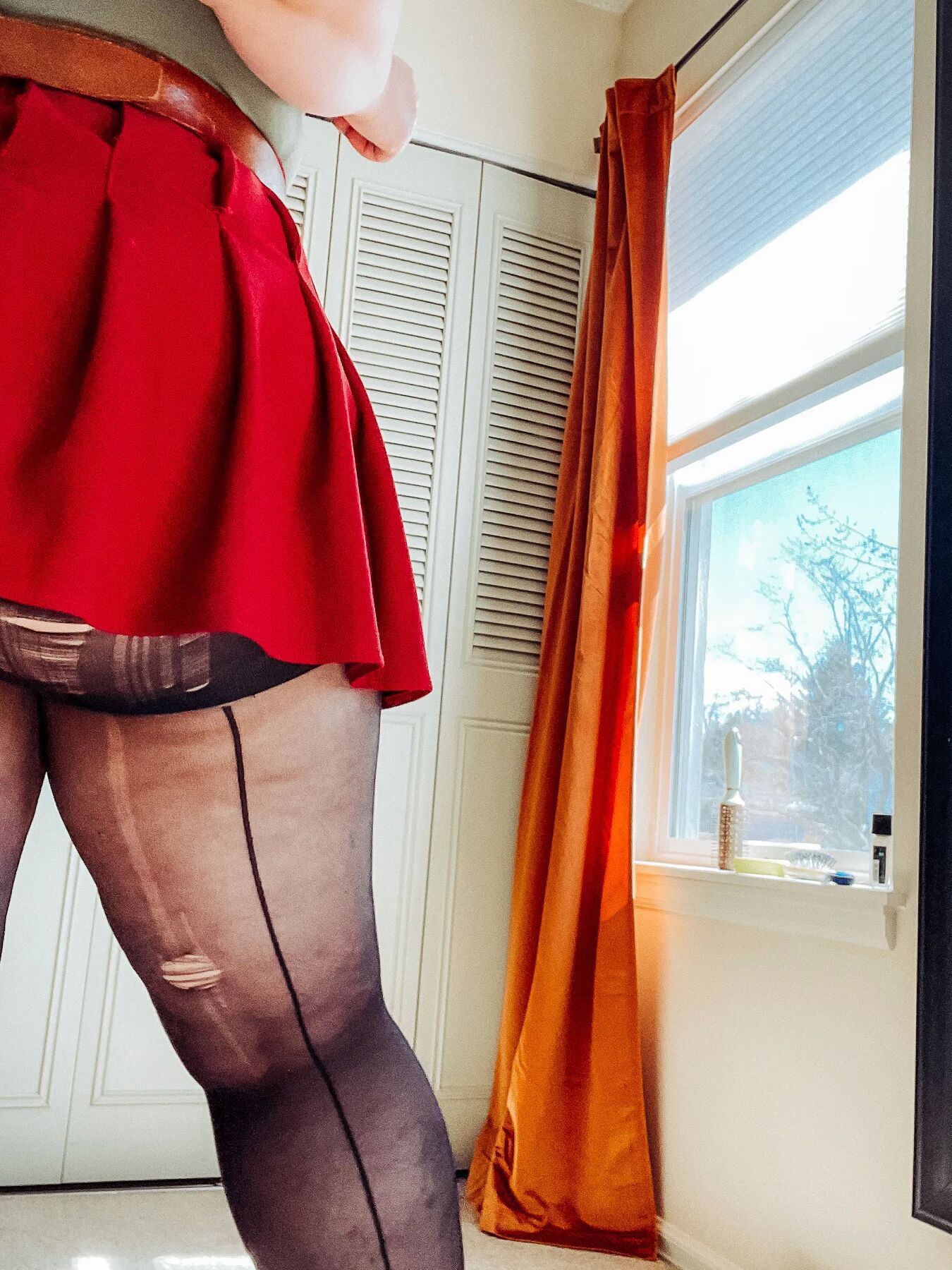 Alice is hot in Red High Heels