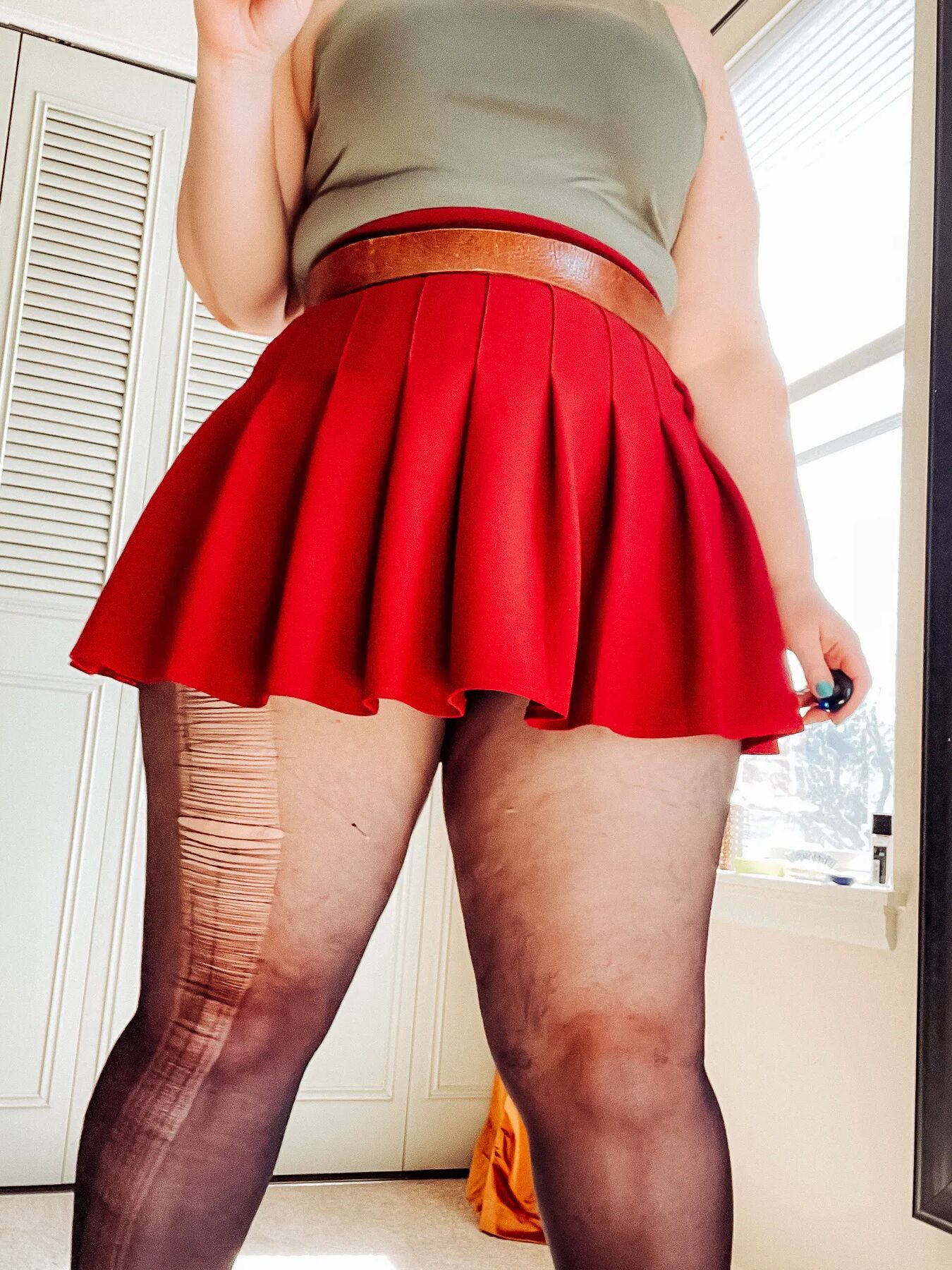 Alice is hot in Red High Heels