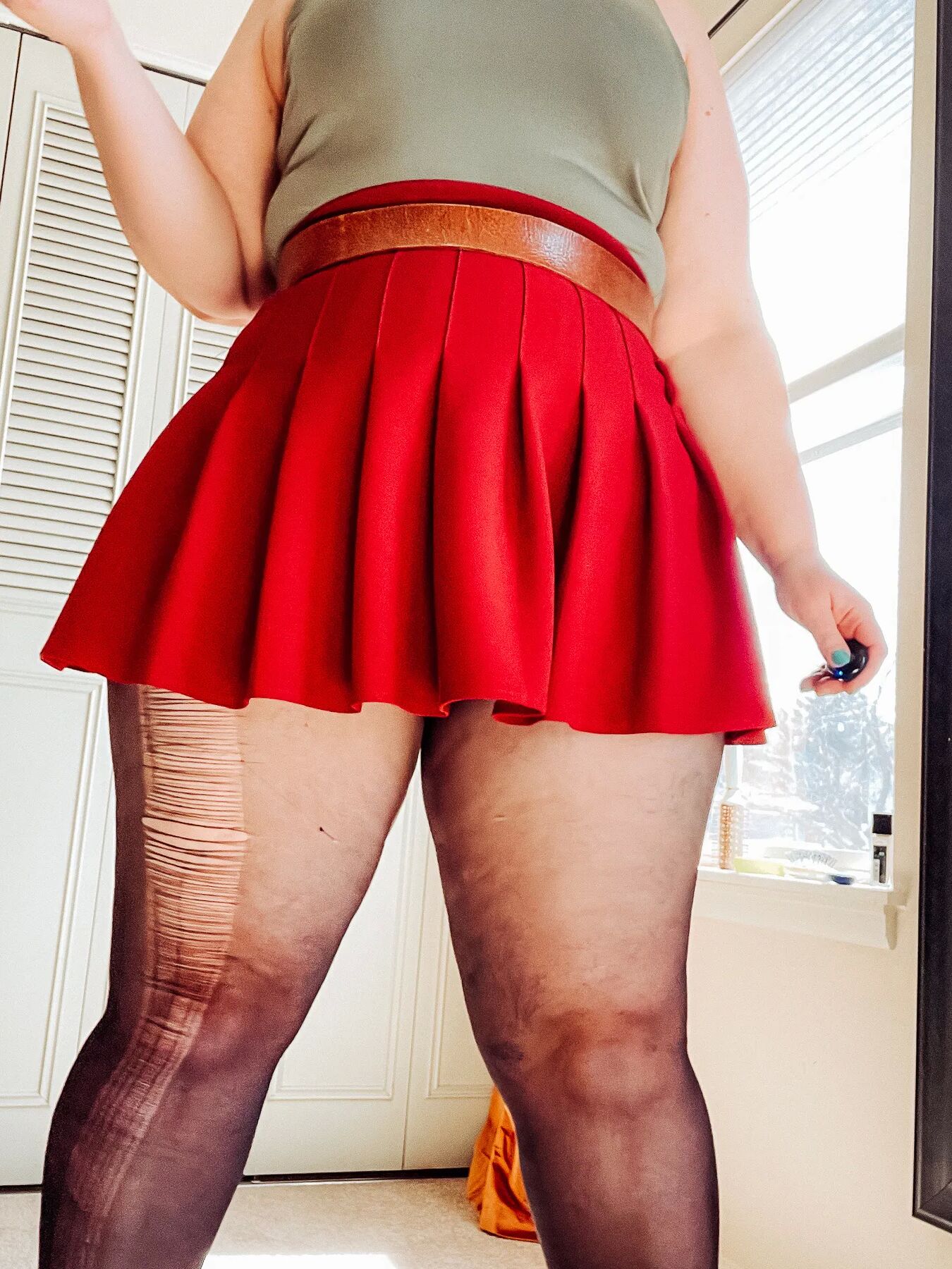 Alice is hot in Red High Heels