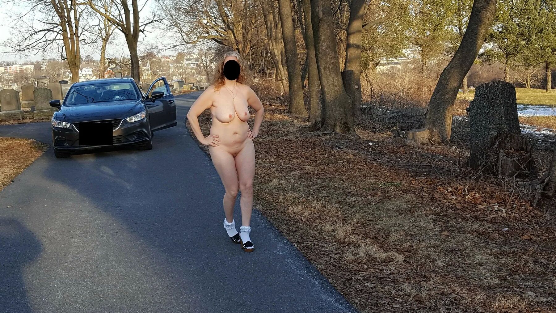 Warm spring day outside