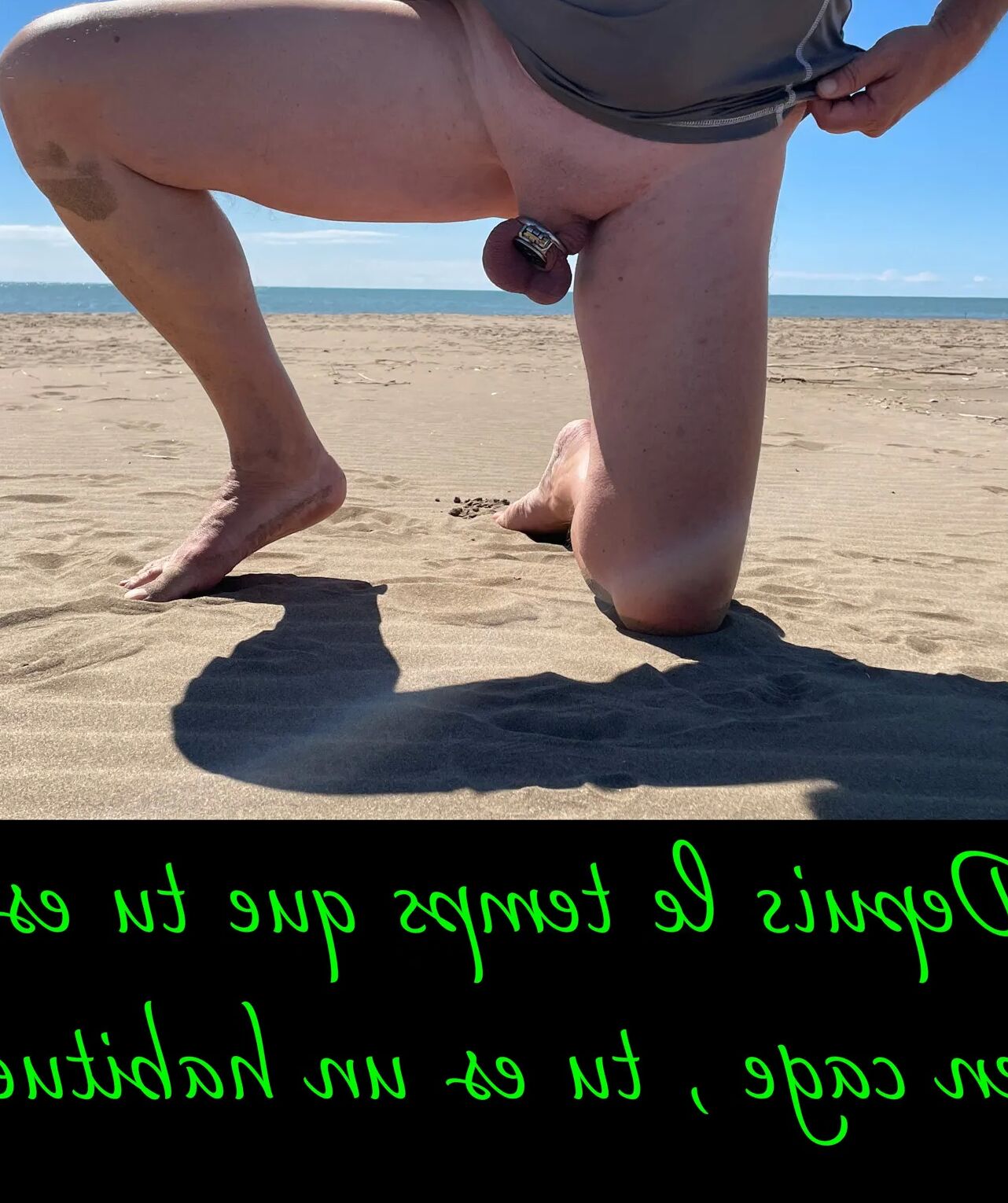 Caption about chastity and femdom  35-45