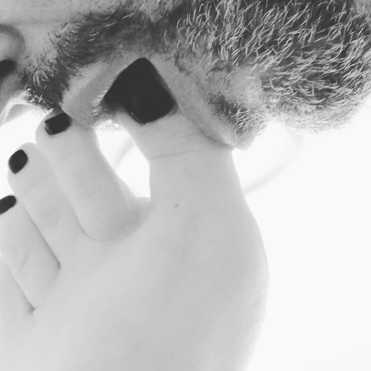 My white feet