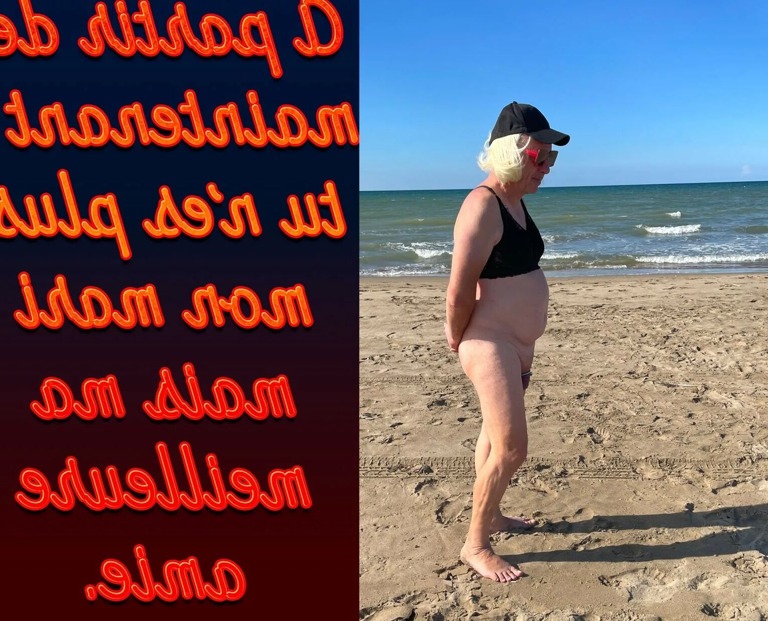 Caption about chastity and femdom  35-45