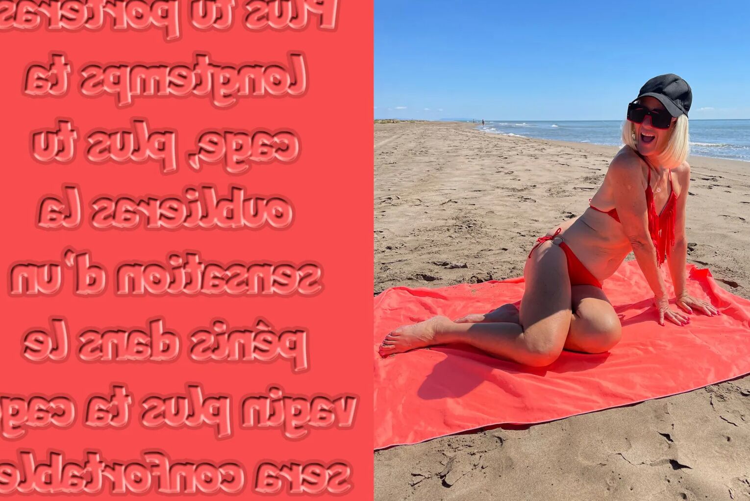 Caption about chastity and femdom  35-45