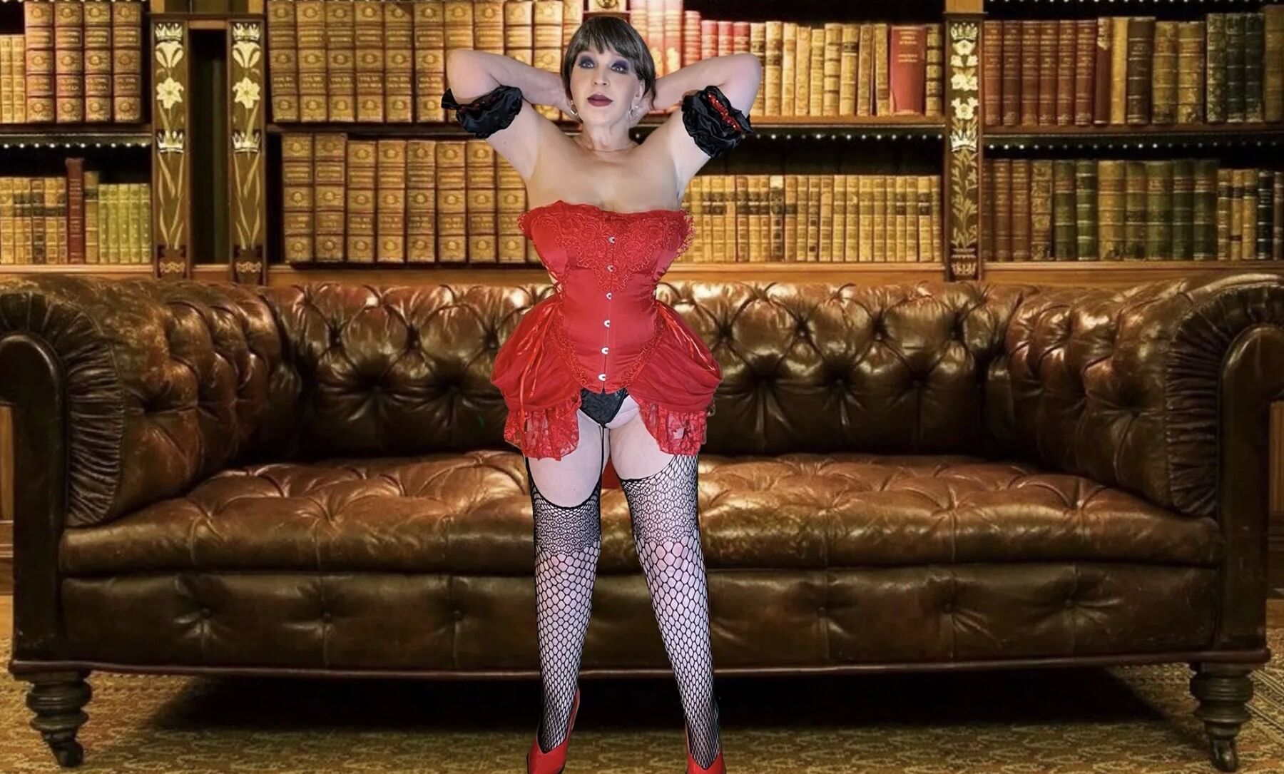 Carmen Angels Librarian in Red