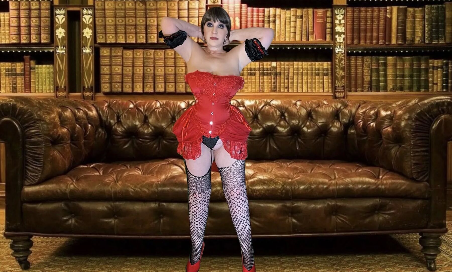 Carmen Angels Librarian in Red