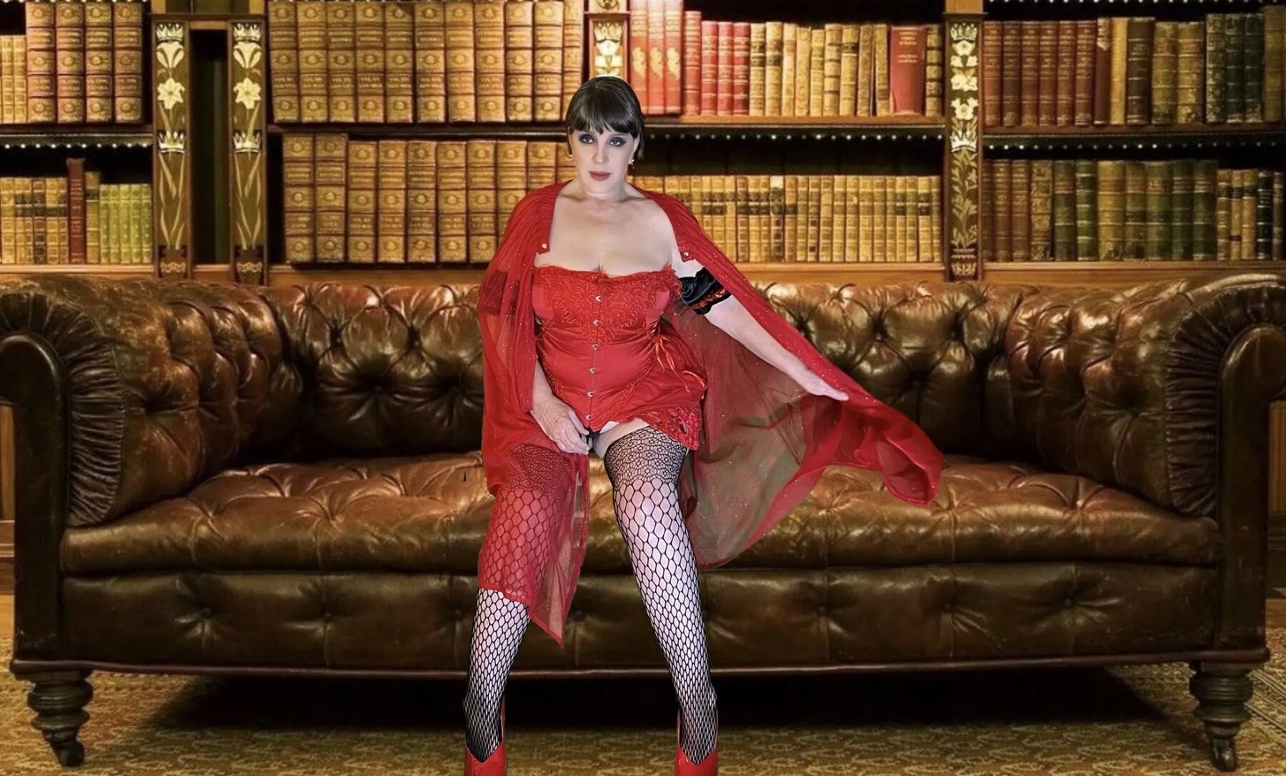 Carmen Angels Librarian in Red