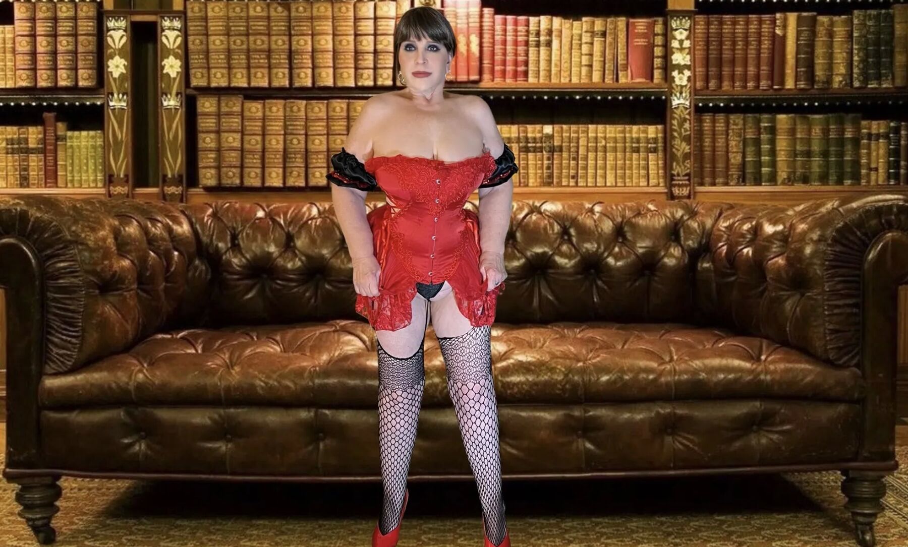 Carmen Angels Librarian in Red