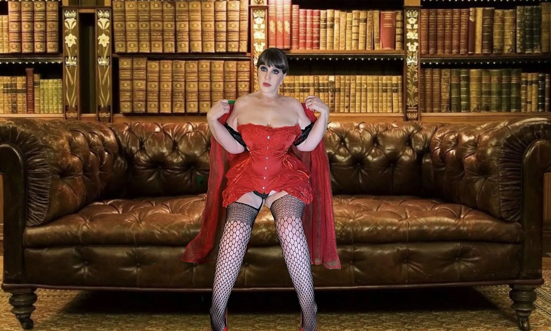 Carmen Angels Librarian in Red